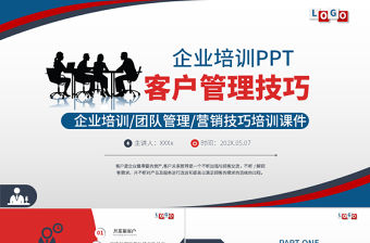 客戶管理技巧企業(yè)培訓(xùn)ppt模板