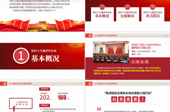 2021原創(chuàng)學(xué)習貫徹黨的十九屆四中全會精神黨課PPT