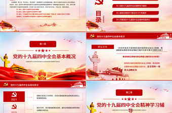 紅色邁向中國之治新境界黨課PPT