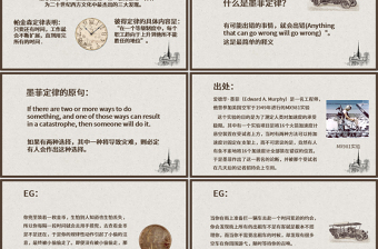 關(guān)于墨菲定律的研究與實(shí)驗(yàn)課題PPT模板