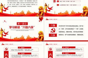 從兩會看六穩(wěn)六保如何發(fā)力守住底線穩(wěn)中求進(jìn)動態(tài)PPT