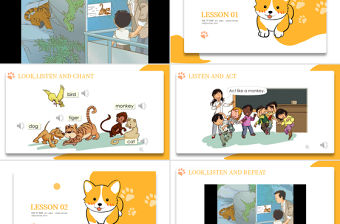 人教版小學一年級英語上冊第三課：animals（含配套教案）課件PPT