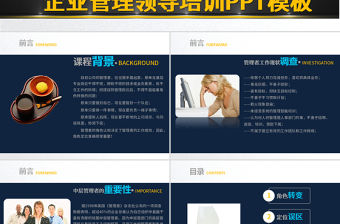 企業管理領導培訓文明禮儀知識PPT模板幻燈片