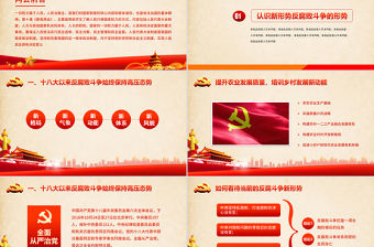 2018紅色大氣關注兩會PPT模板