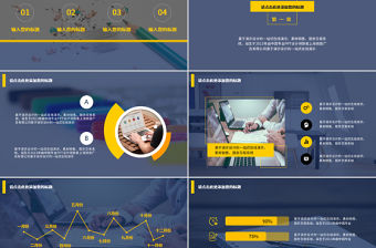 創業融資計劃書工作匯報總結扁平極簡風格PPT模板