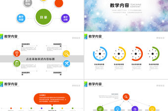 唯美簡約教師說課信息化設(shè)計ppt模板幻燈片