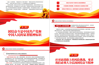 2022牢牢把握?qǐng)F(tuán)結(jié)奮斗的時(shí)代要求PPT大氣黨建風(fēng)黨員干部學(xué)習(xí)教育專題黨課黨建課件