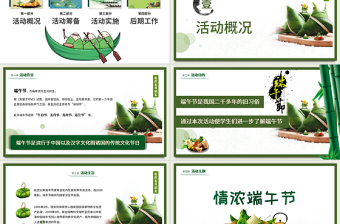 清新風(fēng)中國(guó)傳統(tǒng)節(jié)日端午節(jié)活動(dòng)策劃PPT課件