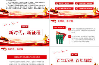 青春向黨奮斗強(qiáng)國PPT紅色大氣新時代新征程新青年愛黨愛國主題班會致頌詞黨課課件