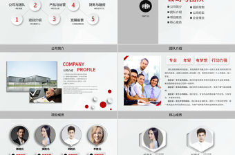 創業融資招商商業計劃書動態PPT模板下載