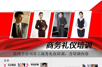 職場商務禮儀培訓ppt
