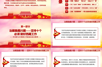 炫彩漸變黨建風(fēng)中央第七次西藏工作座談會(huì)會(huì)議精神PPT模板