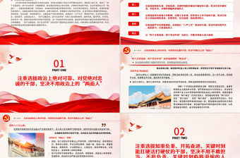 “四個(gè)注重選拔、四個(gè)堅(jiān)決不用”中的干部選任導(dǎo)向PPT黨政風(fēng)樹(shù)立選人用人正確導(dǎo)向?qū)ｎ}黨課課件
  