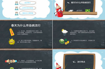 春季預(yù)防傳染病PPT課件健康安全教育