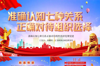 大氣黨建風準確認知七種關系正確對待組織選擇