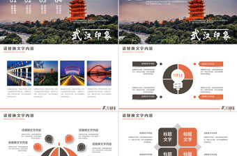 武漢特色旅游景黃鶴樓PPT