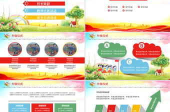 開學典禮歡迎新生ppt模板