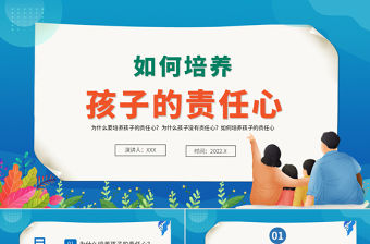 如何培養孩子的責任心PPT水彩卡通風關于為什么培養孩子的責任心家庭教育主題班會課件