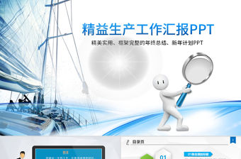 精益生產管理培訓動態PPT模板