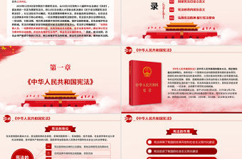 黨建風國家憲法日憲法知識學習PPT模板