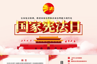 黨建風(fēng)國(guó)家憲法日憲法知識(shí)學(xué)習(xí)PPT模板