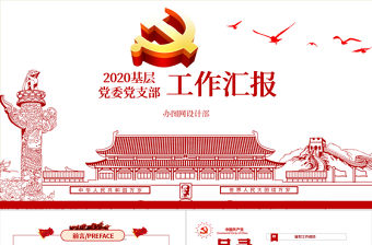 黨員干部述職基層黨委黨支部工作總結ppt模板幻燈片