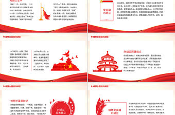 2021緬懷女英雄劉胡蘭PPT建黨100周年專題黨課PPT模板