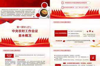 中央農村工作會議“三農”工作重心的歷史性轉移PPT深入學習中央農村會議專題黨課課件