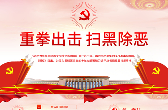 2022公安局常態(tài)化掃黑除惡實(shí)施方案ppt