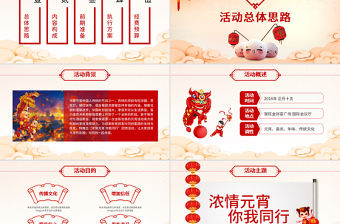 原創(chuàng)鬧元宵送年活動策劃元宵節(jié)活動策劃PPT-版權(quán)可商用