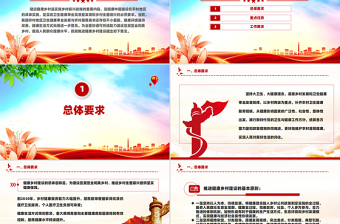 《關(guān)于推進(jìn)健康鄉(xiāng)村建設(shè)的指導(dǎo)意見》PPT課件下載