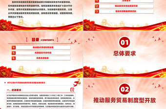 關于以高水平開放推動服務貿易高質量發(fā)展的意見PPT課件