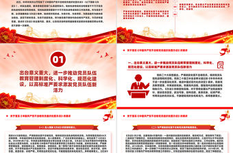 關于落實《中國共產黨不合格黨員組織處置辦法》的要求PPT黨課課件