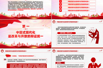 中國(guó)式現(xiàn)代化的辯證智慧PPT精美大氣黨的創(chuàng)新理論黨課