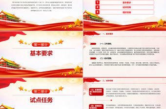 精美黨政風(fēng)國務(wù)院部門權(quán)力和責(zé)任清單編制試點(diǎn)方案PPT模板