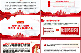 黨政風緊緊圍繞推進中國式現代化進一步全面深化改革PPT微黨課