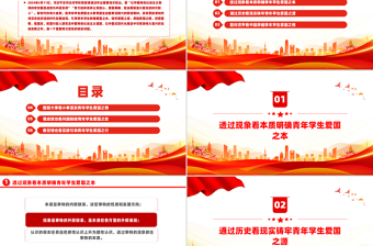 努力培養(yǎng)擔(dān)當(dāng)民族復(fù)興重任的新時代愛國新人PPT精美創(chuàng)意黨課
