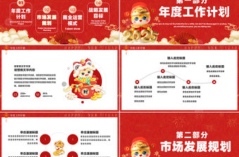 2025年終工作總結PPT紅色精美以夢為馬不負韶華下載