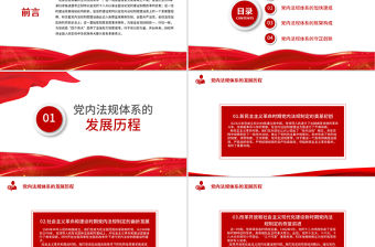 2021學習中國共產黨黨內法規體系PPT黨建風黨內法規進基層從嚴治黨依規治黨黨課課件模板下載