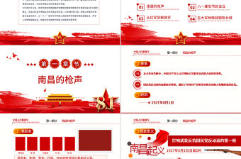 紀(jì)念八一建軍節(jié)PPT紅色大氣風(fēng)2022年建軍節(jié)95周年愛國主義授課輔導(dǎo)國防教育專題黨課課件模板