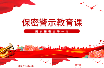 保密警示教育黨課PPT紅色黨政風(fēng)基層黨政單位保密近視教育專題黨課課件模板