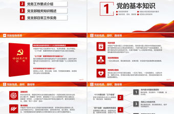 黨支部黨務工作黨建知識培訓黨課PPT