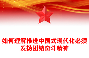 2023踔厲奮發(fā)向未來ppt精美簡(jiǎn)潔風(fēng)如何理解推進(jìn)中國式現(xiàn)代化必須發(fā)揚(yáng)團(tuán)結(jié)奮斗精神黨員干部學(xué)習(xí)黨課課件(講稿)