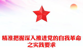精準把握深入推進黨的自我革命之實踐要求PPT黨建風深入學習二十屆中央紀委三次全會重要講話專題課件(講稿)