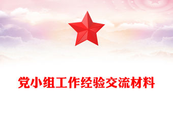 黨小組工作經驗交流材料