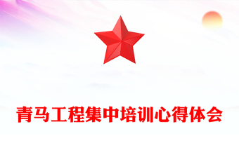 青馬工程集中培訓(xùn)心得體會(huì)