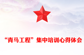 “青馬工程”集中培訓(xùn)心得體會(huì)