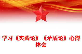 學(xué)習(xí)《實(shí)踐論》《矛盾論》心得體會(huì)