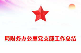 局財務(wù)辦公室黨支部工作總結(jié)