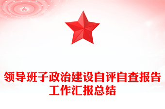 領(lǐng)導(dǎo)班子政治建設(shè)自評(píng)自查報(bào)告工作匯報(bào)總結(jié)